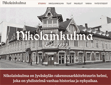 Tablet Screenshot of nikolainkulma.fi